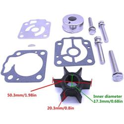 SouthMarine Boat Engine 3T5-87322-3 3T5873223 3T5873223M 3T5873220M 3T5873221M 3T5873222M Water Pump Repair Kit for Nissan for TohatsuOutboard Motor 40HP 50HP