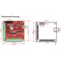 RATTMMOTOR 3 Axis USB Mach3 CNC Controller Kit, Nema23 Stepper Motor 57mm 3A 1.8Nm+CNC Motion Control Board Mach3 USB Card Signal Output 0-10V+TB6600 Driver 4.5A+350W 24V DC Switching Power Supply