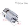 BEMONOC DC Motor 12V 5500RPM Lathe Press With Miniature Hand Drill Chuck & Bracket High Speed 775 DC Motor For DIY Assembly