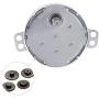 Yosoo Turntable Synchronous Synchron Motor 50/60Hz AC 100~127V 4W 15-18RPM/MIN CCW/CW for Hand-Made, School Project, Model