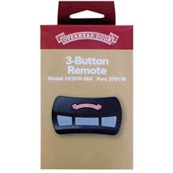 Garage Door Opener Visor Remote by Overhead Door - CodeDoger - Three Button - OCDTR-3,black and red,1 Pack