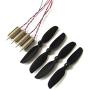 Hobbypower 8520 Coreless Brushed Motor Set 53000rpm 8.5x20mm + 75mm CW CCW Propeller