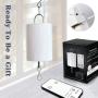 GDNIART Wind Spinner Motor with Remote Battery Operated 10 RPM Hanging Display Rotating Motor for Disco Ball Baby Crib Wind Chime Mobile Yard Decor Hanging Ornaments Outdoor Sculptures-Low Speed
