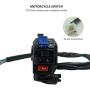 SHENTIANWEI 22mm 7/8 motorcycle switch motorcycle speaker button turning signal light start switch hand put electric controller (Color : Silver)