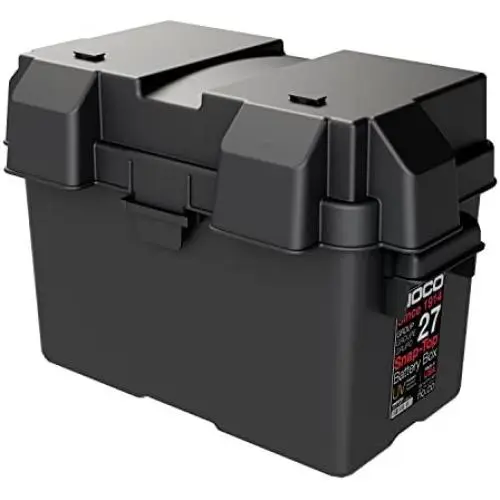NOCO HM327BKS Group 27 Snap-Top Battery Box for Marine, RV, Camper and Trailer Batteries NOCO HM327BKS Group 27 Snap-Top Battery Box for Marine, RV, Camper and Trailer Batteries