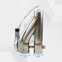 RALBDX Universal Electric Exhaust Remote Controller Motor E-cut Dual Out Valve Electric Exhaust Cutout 2.5 inch Y Pipe with Remote Kit (2.5“)