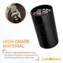 Canamax 430-516 uf/MFD 110-125 VAC ±20% Volts Round Start Capacitor - Replacement for Single-Phase Electric Motors