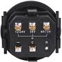 Estink 12V/24V/36V/48V/72V Cart Battery Indicator, Round Status Indicator for Cart