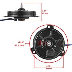 Caltric compatible with Radiator Cooling Fan Motor Honda SXS700M2 SXS700M2D Pioneer 700 2014-2020