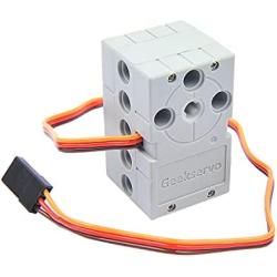 360 Degree Servo Dual Output Axles High Density 2kg Torque Servo Compatible with Standard Building Blocks for microbit / Arduino / Single Board Control