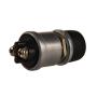 HMY 12V 20A Outboard Weatherproof Rubber Cover Horn Button and Outdoor Sealed Push Button Kill Switch with 2 Terminals for Car Boat Track