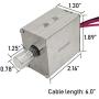 Citphto DC Motor Speed Controller 12V 24V Universal Electronic Speed Regulator with Metal Shell Rotary Switches for Car Van Heater Voltage Control