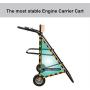 LEADALLWAY Bundled Goods of Outboard Boat Motor Stand Carrier
