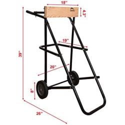 LEADALLWAY Outboard Boat Motor Stand Carrier Cart Dolly Storage Pro Heavy Duty Multi Purposed Engine Stand
