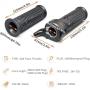 Electric Motorcycle Accelerator Right Hand Full Twist Throttle Ebike Throttle Compatible 12V-72V Suitable for 500W 1000W 1500W Hub Motor