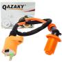 QAZAKY Performance Ignition Coil for GY6 50cc - 90cc 110cc 125cc 150cc 4-stroke Engine Motorcycle Scooter ATV Go Kart Moped Quad Pit Dirt Racing Bike QMJ157 QMI157 QMJ152 QMI152 Roketa Sunl Baja Kymco