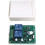 Calvas 433Mhz Wireless RF Switch DC12V Relay Receiver Module and 433.92 Mhz Remote Controls For DC Motor Forward and Reverse Controller - (Color: 1 RC and 1 Recevier)