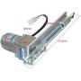 BEMONOC AC 110V Reciprocating Gear Motor, DIY Design Linear Actuator Stroke 50mm/2inch High Speed 450 RPM 15W AC Speed Controller Kits for Squirt Machine