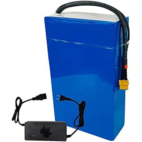 Jieoto 72V E-Bike Li-ion Battery with BMS + 84V Charger 20AH 30AH 40AH Lithium Battery Pack for Electric Motorcycle Electric Scooter Electric Tricycle Suitable for 1500W-2800W Motor