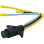 Attwood 7622-7 3-Wire 12V/24V Trolling Motor Connector, 10 Gauge
