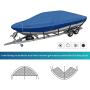 Explore Land Trailerable Boat Cover Fits 14-16Long Beam Width up to 76