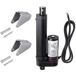 Justech 100mm 4-inch 1500N 330lbs Linear Actuator Motor and Linear Actuator Controller Bundle for Auto Car RV Electric Door Opener Industrial Agricultural Machinery Clean Sweeping Vehicles