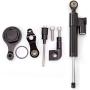 FXCNC Motorcycle CNC Steering Damper Stabilizer Buffer Control Bar With Mounting Bracket Kit Full Set Compatible with YZF R6 (not Race) 2006-2020, YZF R1 2006-2016