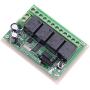 12V RF Wireless Relay Remote Control Switch, 10A Universal 4-Channel 433MHz Remote Control Relay Switch for Motor, DIY Function, Home Use & More (2 Transmitters with 1 Receiver)