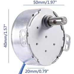 6PCS Cup turner motor Synchronous Synchron Motor Turntable Motor 50/60Hz AC100~127V 4W CCW/CW Direction with 6ft Power Cord Switch Plug For Cup Turner,Cuptisserie,Hand-Made or Motor (5-6RPM)