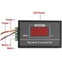DC PWM Motor Speed Controller Adjustable LCD Motor Regulator 6-60V 12V 24V 36V 48V 30A Start Stop Switch Governor