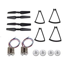 Vehicles-OCS YH-19HW YH 19HW New Version Rc Drone Quadrocopter Spare Parts Engines Motor Blades Main Gear Propeller Guard