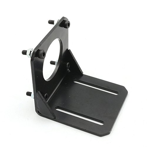 1Pcs Nema23 Stepper Motor Bracket Mount Steel Mounting Support Base Clamp 57 Stepping Motor Holder with Screws for nema 23 CNC Parts CNC Router Milling Engraving Machine Fixed seat