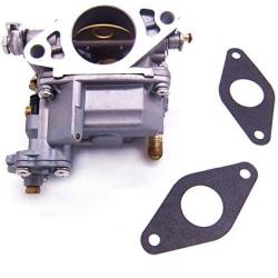 SouthMarine Boat Engine 66M-14301-12 Carburetor Assy and 66M-13646-00 Gaskets (2 pcs) for Yamaha 4-Stroke 15hp F15 Electric Start Outboard Motor