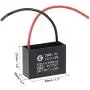 uxcell Ceiling Fan Capacitor CBB61 3.5uF 450V AC 2 Wires Metallized Polypropylene Film Capacitor 43x31x18mm for Electric Fan Pump Motor Generator