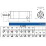 10-600 RPM Adjustable Motor DC12/24V Planetary DC Gear Motor 47.75kg.cm (24V, 300 RPM)