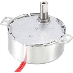 uxcell Turntable Synchronous Synchron Motor 50-60Hz 24 VAC CW 4W (5-6RPM)