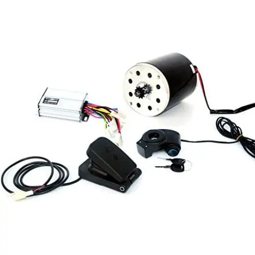 L-faster 36V48V 800W Electric Brush DC Motor Kit Electric Scooter E300 Conversion Kit Electric Motorcycle MX650 Replacement Engine Update