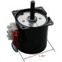60RPM Reducer Motor Dual Bearing Synchronous Gear AC Motor CW/CCW Control 115V 60Hz 10W 60KTYZ