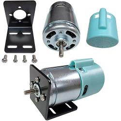 895 DC Motor, 12V 24V 7500-15000rpm Ball Bearing Large Torque High Speed Double Shaft Motor High Power Low Noise Motor for Circular Saw DIY Drill
