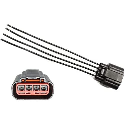 HiSport WPT688 WPT 688 HVAC Blower Motor Resistor Connector Wire Harness Pigtail S1763 Compatible with Ford F-150 2009-2014