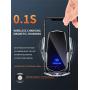 KERNKLENPP Car Wireless Charger Phone Holder,Intelligent Sensing,Fully Automatic 15w Fast Charging,Car Mount Air Vent Mount for iPhone13/ 12/11/X /8/8series,Samsung S Series/Note Series, silver KERNKLENPP Car Wireless Charger Phone Holder,Intelligent Sensing,Fully Automatic 15w Fast Charging,Car Mount Air Vent Mount for iPhone13/ 12/11/X /8/8series,Samsung S Series/Note Series, silver