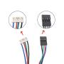 STEPPERONLINE 5PCS Nema 17 Stepper Motor 1.5A 12V 45Ncm (63.74oz.in) 4-Lead 39mm Body W/ 1m Cable and Connector for DIY CNC/ 3D Printer/Extruder