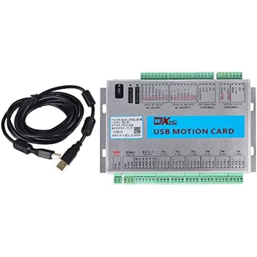 Mach4 Motion Control Card 2000KHZ Breakout Board USB Interface CNC Controller Card for CNC Engraving, Servo Motor, Stepper Motor (3 Axis USB Interface)