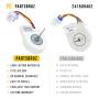 241509402 Refrigerator Evaporator Fan Motor by PartsBroz - Compatible Electrolux Westinghouse Frigidaire Kenmore Fridge Parts - Replaces AP3958808 EA1526073 PS1526073 - Lifetime Replacement Part