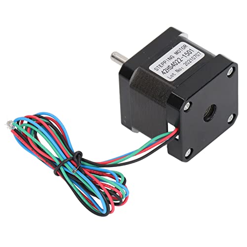 Stepping Motor, Electric Motor 2 Phases Quick Response Speed DC2.55V 1.5A All Copper Coil for Engraving Machine Stepping Motor, Electric Motor 2 Phases Quick Response Speed DC2.55V 1.5A All Copper Coil for Engraving Machine