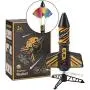 SainSmart Jr. Rocket Launcher for Kids - Motorized Air Rocket, Self-Launching Outdoor Toy for Age 8-12 with Parachute Safely Land, Launch up to 200 ft, Black