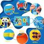 Panda Busy Board,Preschool Montessori Toys Toddler Toys Learning Toys ,Sensory Board for Fine Motor Skill,Montessori Learning Education Toys,Bag Design for Airplane or Car Travel