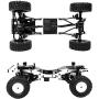 The perseids RC Truck 1/16 Scale RC Rock Crawler 2.4Ghz 4WD Remote Control Offroad Car WPL RC Semi Trucks and Trailer All Terrain Cars, Racing Vehicles Brushed RTR Ideal Gift for Kids and Adults Red