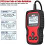 ANCEL VD500 OBD II Diagnostic Scanner for Volkswagen VW Audi Skoda Seat Diagnosis Check Engine Light Code Reader with ANCEL Protective Case Storage Bag