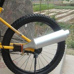 BEYST Bicycle Exhaust Sound System,Bike Turbo Exhaust Pipe with Sound Effect Motorcycle Noise Maker Cycling Accessories 35 x 7.5 cm(as The Picture)
